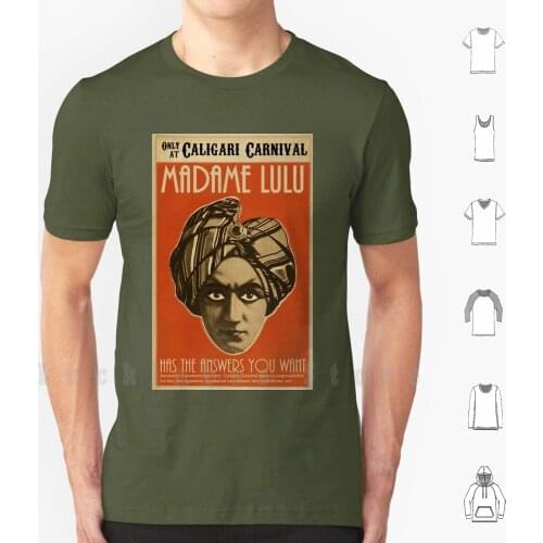Asoue Poster : Madame Lulu T Shirt DIY Cotton Big Size 6xl Asoue Lemony Snicket The Carnivorous Carnival Vintage Retro Circus
