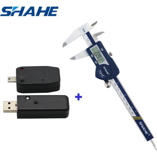 Shahe Electronic Vernier Caliper Digital Vernier Caliper Stainless Steel 0-150 mm +Radio Frequency Transmission data output