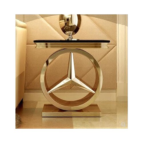 Modern toughened glass small tea table black white corner several sofa edge a few small door model small side table