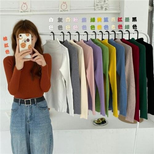 New Winter Sweater Women Pullover Girls Tops Knitting Vintage Long Sleeve Autumn Elegant Female Knitted Outerwear Warm Sweaters