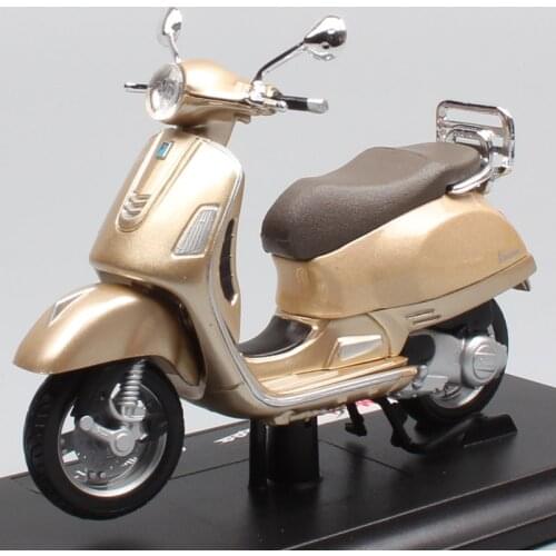 1:18 scale maisto Piaggio Vespa GTS 300 scooter motorcycle diecast vehicles sports motor bike toys models for children 2017 gold
