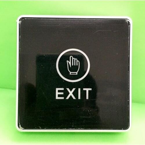 10pcs Door Exit Button Touch Release Push Switch Infrared Contactless Bule Backlight for Door Lock access control system