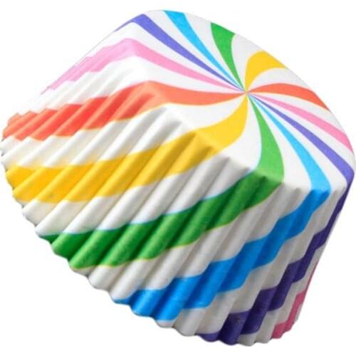 New Style 100Pcs Lovely Cupcake Cake Paper Cup Baking Chocolate Glutinous Rice Tray Decor Kitchen Bakeware Supplies Products