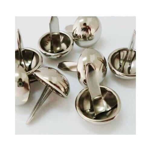 18mm metal round Silver bag purse feet nailhead beads Rivet 300Pcs/lot