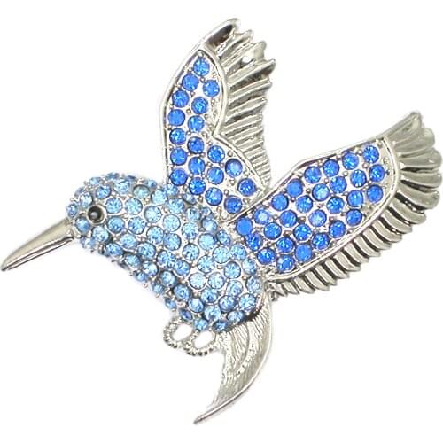 HummingBird Brooches for Women Enamel Fashion Animal Pins Men Banquet Brooch For Suits Dress Hat Scarf Backpack Pin party Gift
