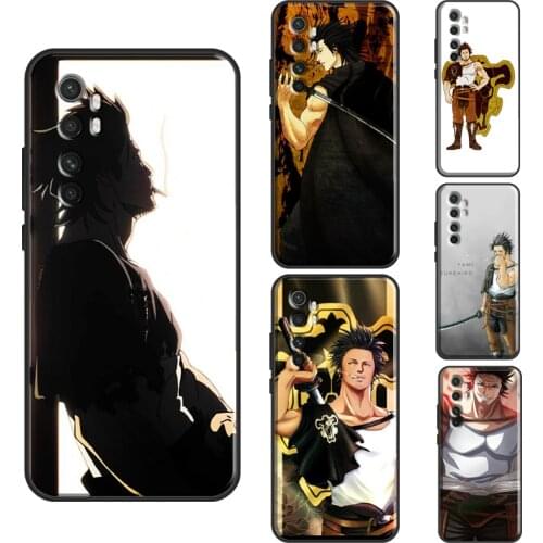 Yami Sukehiro Black Clover For Xiaomi Mi 11 Lite Note 10 Mi 11 Ultra 10T Pro Phone Case For POCO F3 F1 F2 M3 X3 Pro
