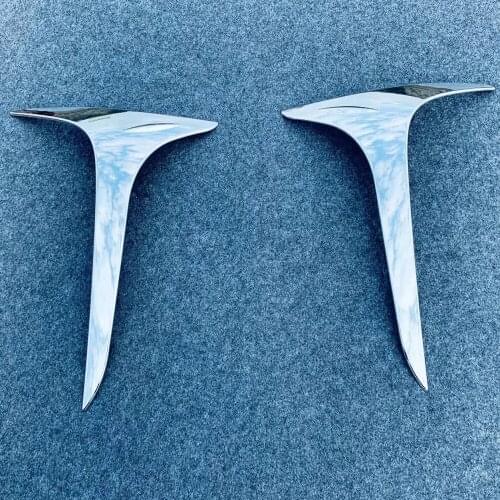 For Toyota Yaris Cross 2020 2021 ABS Chrome Car Front Bumper Decoration Fog Light Eyebrow Cover Trim Accessories