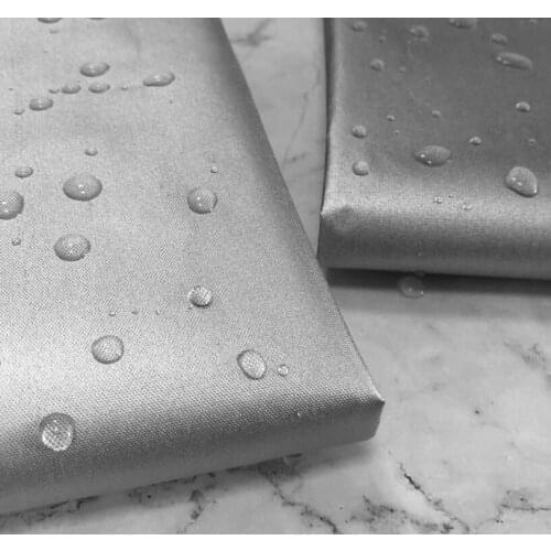 Double sided waterproof shading coated with silver oxford fabric for umbrella car cover DIY sewing material by the meter