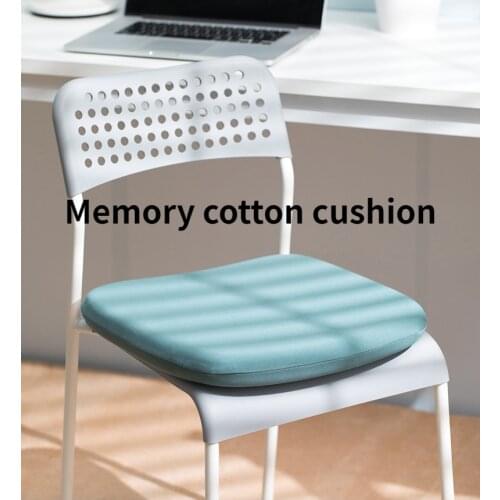 Memory Cotton Chair Seat Cushion Office Sedentary Home Student Bench Super Soft Butt Seat Cushion Not Tired Four Seasons General