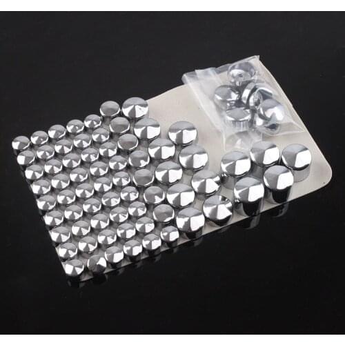 Motorcycle Chrome Bolt Topper Cap Head Bolt Cover For Harley Twin Cam Dyna 91 92 93-13