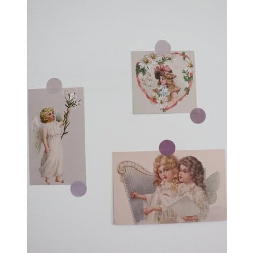 Ins Angel Baby Decoratve Card Europe Retro Art Bedroom Wall Sticker Illustration Small Poster Postcard Props Gift Stationery