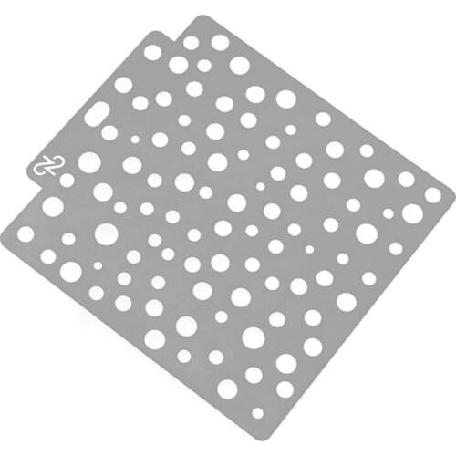 Round Stencils Template Painting Scrapbooking Embossing Stamping Album Crafts 62KD