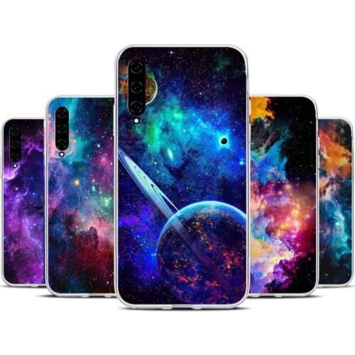 Matte Space For Galaxy Smartphone Case For Xiaomi Redmi K30s Ultra Note 8 9 Pro Max 9s 10T Pro 11 10 Lite Clear Cover