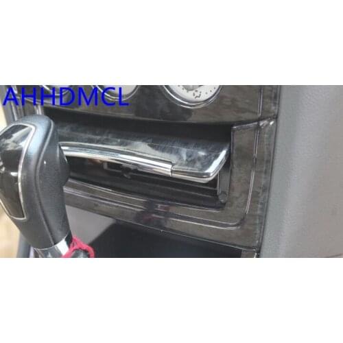 Car Interior Mouldings Modification Decorative Trim Frame Interior Sequins Black Mahogany For Mondeo 2007 2008 2009 2010 - 2013