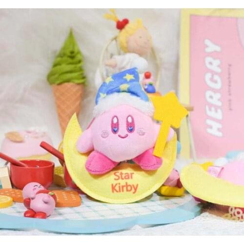 Cartoon pink Kirby soft Plush Messenger Bag toys Anime stuffed Pendant Kawaii Decor Birthday Exquisite Gifts Children