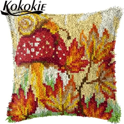 Threads embroidery Latch Hook Rug making kit pillow kits Cross stitch sets sale Crocheting Rug Yarn embroider Needlework kits