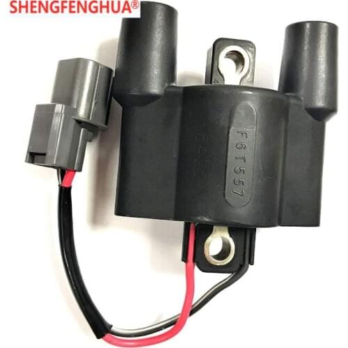 New Ignition Coil F6T557 For YAMAHA F60 4 Stroke F150 F50 F75 F90 Motorcycle