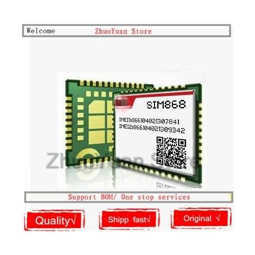1Pcs New original SIM868 GSM GPRS Bluetooth GNSS, SMS GSM Module,Instead of SIM808 SIM908