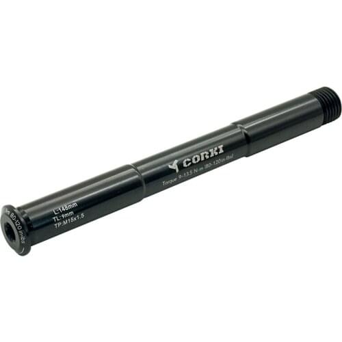 Bicycle Front thru Axle for RocShox 15x100mm, L:148/TL:9mm TP: M15x1.5