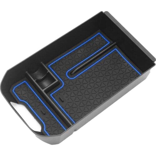 For Toyota RAV4 2019 2020 Car Center Console Armrest Storage Box Tray Organizer Anti-Slip Mats