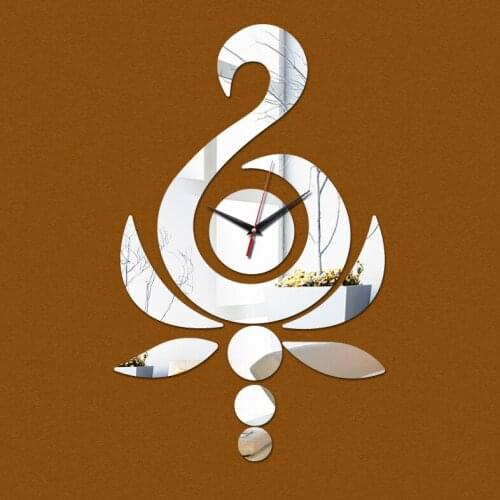 Real mirror acrylic diy combination digital wall clock clocks watch201new time-limited quartz living room