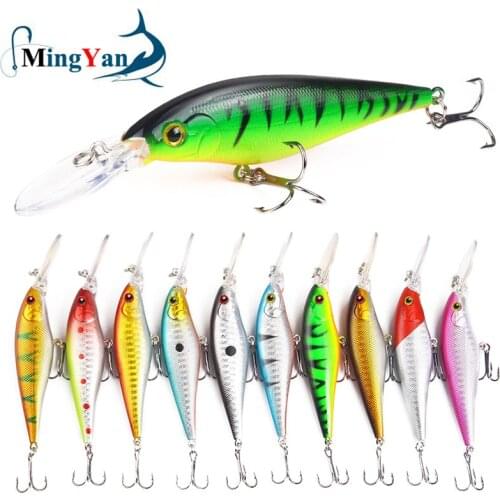 1PCS Minnow Fishing Lure 11cm/9.5g Pesca Hooks Fish Wobbler Tackle Crankbait Artificial Japan Hard Bait Swimbait