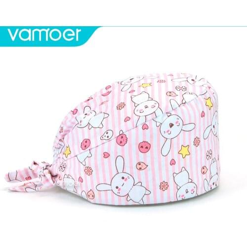 Nurse hair cap Breathable medical Scrub Cap Print Doctor Nurse Work Hat Casual Unisex nursing hats for women nurse accessories