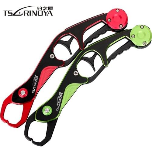 TSURINOYA Ultra-Light Fish Grip 144g255mm Aluminum Alloy Folding Fishing Gripper Fish Controller Fishing Tools Pesca Accessories