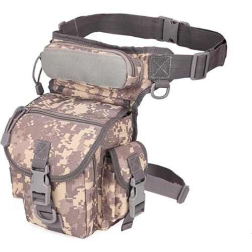 Outdoor Sports Drop Leg Bag for Men Military Tactical Belt Pack Phone Pouch Sling Bags Riding Hiking Fanny Bag Bolso Hombre Male