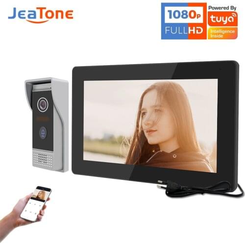 【Tuya 1080P】WiFI Smart Video Doorphone Video Intercom System Apartment Villa AHD 720P FHD 1080P Video Doorbell Full Touch Screen