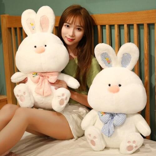 1pc 35/50/60CM New Kawaii Fat Rabbit Plush Toys Stuffed Animal Rabbit Dolls Kids Toys Baby Appease Pillow Girl Birthday Gifts