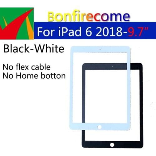 10Pcs\lot Touchscreen For iPad 6 2018 6th 9.7 Gen A1893 A1954 LCD Front Touch Screen Glass Outer Lens Replacement