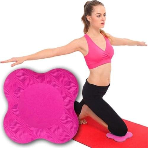 2 Pcs PU Non-slip Yoga Knee Pads Support For Wrist Hips Hands Elbows Balance Mat For Fitness Exercise Sports Set Drop Shipping