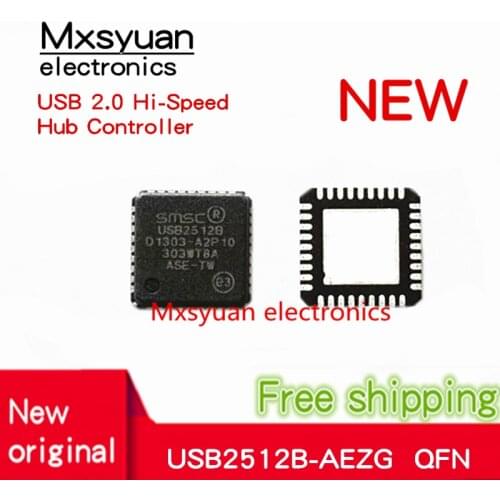 5pcs~50pcs/LOT USB2512B-AEZG QFN36 USB2512B IC CONTROLLER USB 36QFN USB2512BAEZG USB2512B-AEZG-TR USB25128