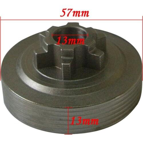 6 Teeth Clutch Drum Universal Fit Chinese Chainsaw 2500 25cc RedMax Zenoah G2500 Top Handle Pruner Saw STIGA Anova ama & More