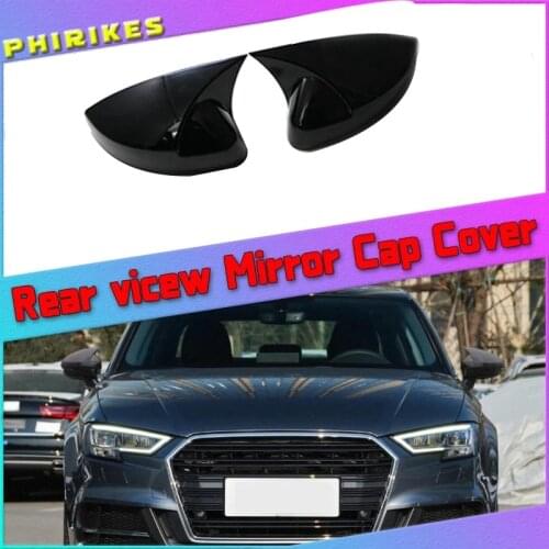 For- A3 S3 8V RS3 2013 2014 2015 2016 2017 2018 2019 Car Rearview Mirror Cover Side Reversing Mirror Case
