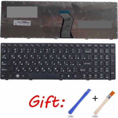 Russian Black New RU Laptop keyboard For Lenovo y570 y570n y570i7 y570 Y570D Y570NT Y570Pblack