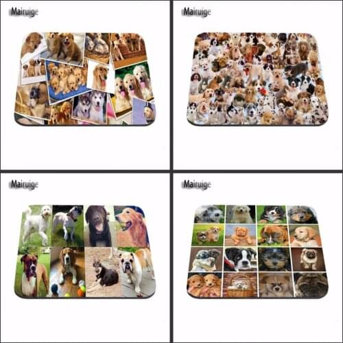 Top Selling Best Sales Customized Mouse Pad Animals dog Keyboards Cool dog Computer Notebook Rectangle Rubber Mouse Mat Pad