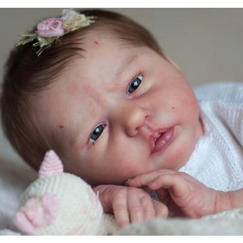 19 Inches DIY Doll Kit Reborn Baby Ellie-Sue Unfinished Doll Parts