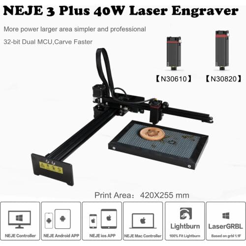 NEJE Master 2s Plus 15W/20W/30W CNC Laser Engraver Upgraded Laser Marking Portrait Engraving Machine 32-bit Dual MCU App Control