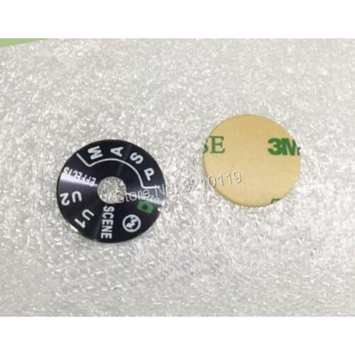 NEW Top Cover Function Dial Model Button Label For Nikon D7100 D7200 D7500 D750 Digital Camera Repair Part free shipping