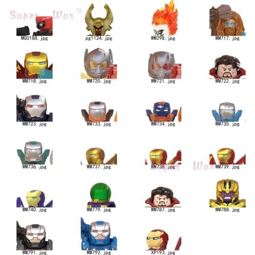 Single Figures Head accessories Building Blocks toys children Series-140