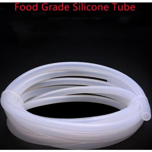 10M/1lot 2x4mm 3x5 3x6 4x6 4x7 4x8 5x7 5*8 6x8 6x9 6x10 8x10 8x12mm food grade tasteless clear Silicone Tube Hose Pipe