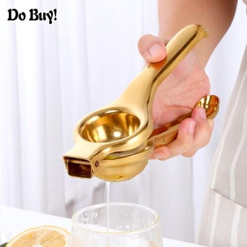 Manual Juicer Lemon Clip Squeeze Juice Stainless Steel Color Fruit Juice Hand Pressing Juice Kitchen