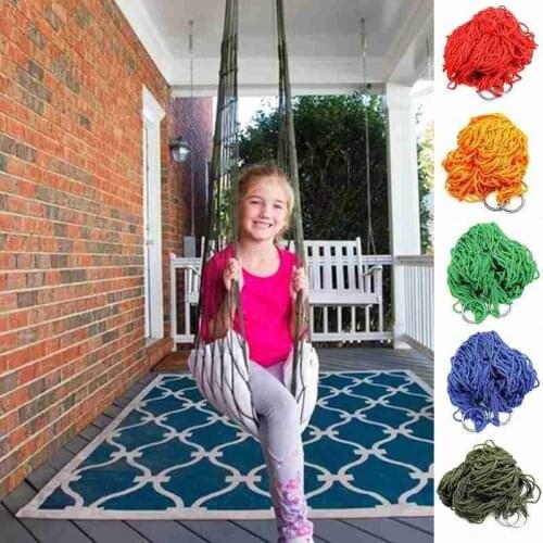 240*80 Cm Nylon Fabric Hammock Mesh Net Hang Strong Rope For Travel Camping Beach Hammock Mesh Net Hang Strong Rope For Travel