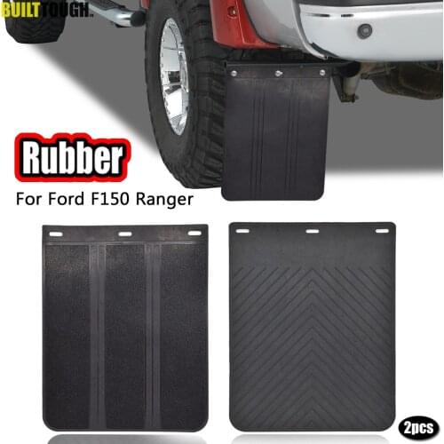 2Pc Heavy Duty Rubber Mud Flaps Mudflaps Splash Guards Front Rear For Car Pickup SUV Van Truck minivans Motor Home Universal