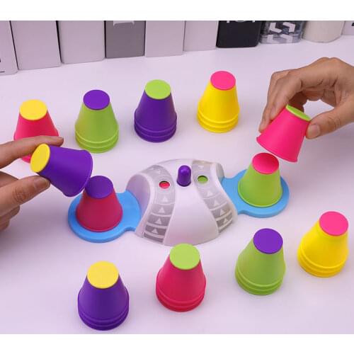 Improve Concentration Toys Interaction Table Games Logic Educational Training Stacking High Set Of Cup Children Puzzle Toys