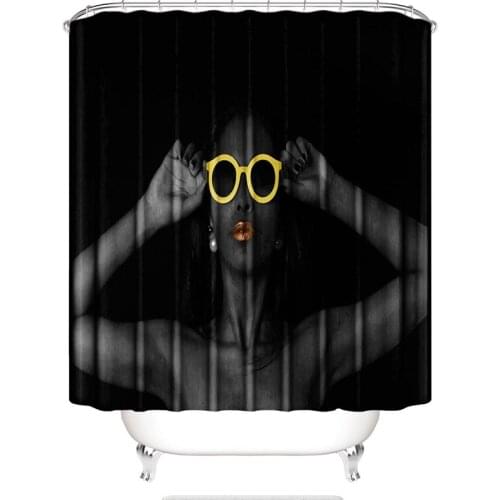 Bathroom curtain douchegordijn 3d shower curtain waterproof polyester bath curtain douchegordijn