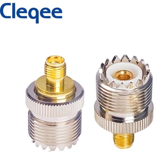 JXSINONE 1PCS SMA Female To UHF Female RF Coaxial Connector Adapter SO-239 SO239 To SMA Converter