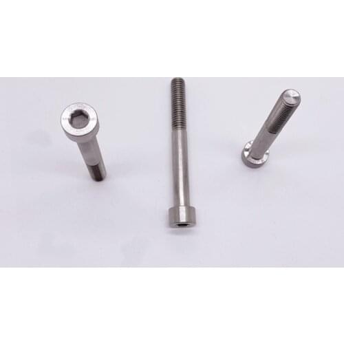 1 pcs Ultralight M8x70 Titanium Alloy Hollow Bicycle Headset Cap Bolt For BROMPTON BMX Bike Stem Screw Bicycle Parts